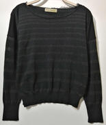 ラメ混ボーダーニット|YUMA KOSHINO