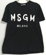 手書きタイプロゴTシャツ|MSGM