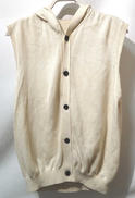 WOOL HOODED VEST|Y'S FOR MEN