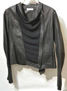 シースルー切替レザージャケット|BARNEYS NEWYORK