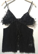 LACE CUT-OUT CAMISOLE TOP|PRANK PROJECT