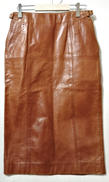 ARCHIVE LEATHER SKIRT|GIANFRANCO FERRE