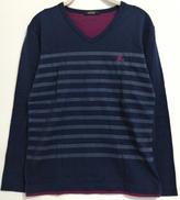 ボーダーロンTEE|BURBERRY BLACK LABEL