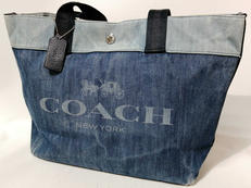ロゴデニムトートバッグ|COACH