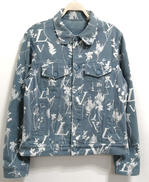 LV DNA LEAF DENIM JACKET|LOUIS VUITTON