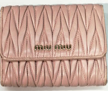 マテラッセ二つ折り財布|MIUMIU