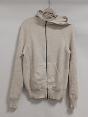 リブ編みジップアップフーディー|MAISON MARGIELA