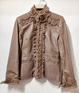 フリル羊革ジャケット|AUSTIN REED