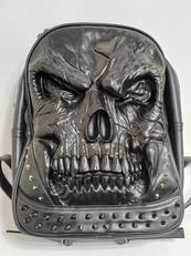 スカルフェイスリュック|-