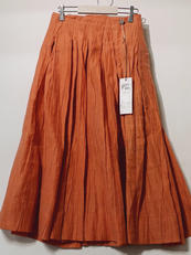 リネンブレンドギャザースカート|MARNI