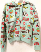 総柄ジップアップパーカー|HYSTERIC GLAMOUR
