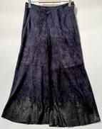 クロップドレザーワイドパンツ|DROME