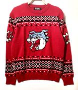 ブルドッグジャガードアクリルウール ニット|HYSTERIC GLAMOUR