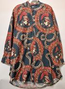 ノーカラー総柄LSシャツ|MAXMAN BROTHERS