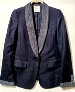 ニット切替テーラードジャケット|DESERTIC