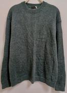 ウール混合クルーネックニット|ATON