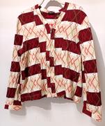 総柄ジップアップカーディガン|COMME DES GARCONS HOMME PLUS