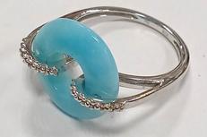 K18丸型モチーフリング|-