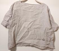 SSリネンチェック柄カットソー|ORCIVAL