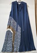 プリーツノースリーブワンピース|DIANE VON FURSTENBERG