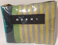 ストライプクラッチバッグ|MARNI