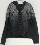 フェザー編み上げフーディー|AFFLICTION