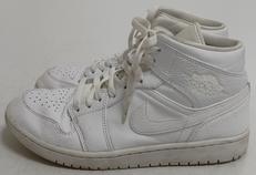 AIR JORDAN 1 MID TRIPLE WHITE|NIKE