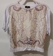 シルク切り替えTEE|ETRO