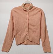 WOOL BOUCLE PEARL CARDIGAN|KIMBERLY