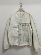 再構築ノーカラーデニムジャケット|UNSAME