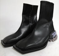 EMBRYO BLACK BOOTS|ROMBAUT