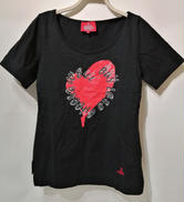 ハートプリントSSカットソー|VIVIENNE WESTWOOD RED LABEL