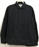 コットンスナップボタンLSシャツ|YAECA