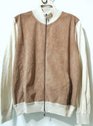 スウェード袖切り替えジャケット|GRAN SASSO