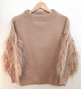 袖切り替えニット|NOBLE