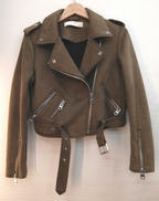 スウェードフェイクレザージャケット|ZARA BASIC