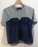 フリルドッキングTシャツ|MICALLE MICALLE