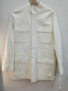 ノーカラーレザージャケット|GALERIE VIE