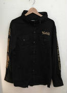 撥水ストレッチポリスウェードボリュームネックシャツ|NORTON