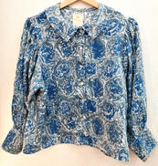 総柄ボリュームスリーブシャツ|KAPUWA