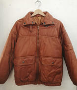 カウレザーブルゾン|-