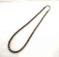 シルバーボールチェーンネックレス|-