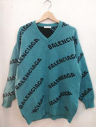 ジャガードロゴプルオーバーニット|BALENCIAGA