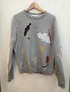 落書き刺繍トレーナー|CARVEN