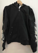 ファイヤートライバルレザーパッチジップフーディ|SUPPLIER