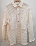 編みシースルーシャツ|CLANE