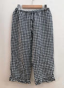 チェックショートパンツ|FOG LINEN WORK