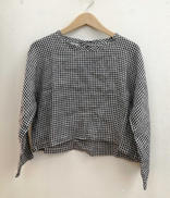 LSチェックブラウス|FOG LINEN WORK