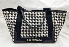アーガイルチェックハンドバッグ|BALENCIAGA