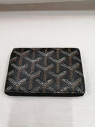 ゴヤール ヘリンボーンPVC×レザーカードケース|GOYARD